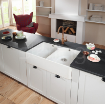 Farmhouse 80 Double Bowl with Overflow