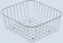 S/Steel Basket to suit Subway 50S/60XU, Cisterna 60B
