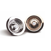 Shaws 90mm Waste Brushed Nickel (Pewter)