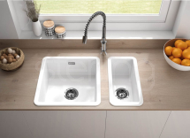 Metro Half Bowl White