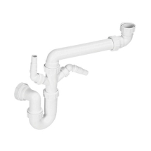 Spacesaver single bowl plumbing kit