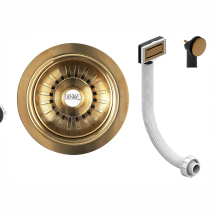 Thomas Denby SB Deluxe Kit Waste Brushed Brass