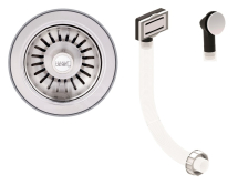 Thomas Denby SB Deluxe Waste Kit Brushed Steel