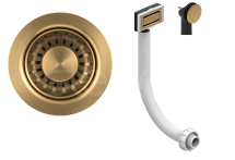 Artisan Brass PVD 90mm BSW with Overflow (B&C)