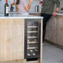 Sense Under Counter Wine Cabinet Gun Metal (295mm)