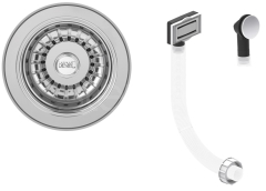 Thomas Denby SB Deluxe Waste Kit Chrome